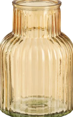Mica Decorations vaas Ambre bruin D 14 H 20 cm