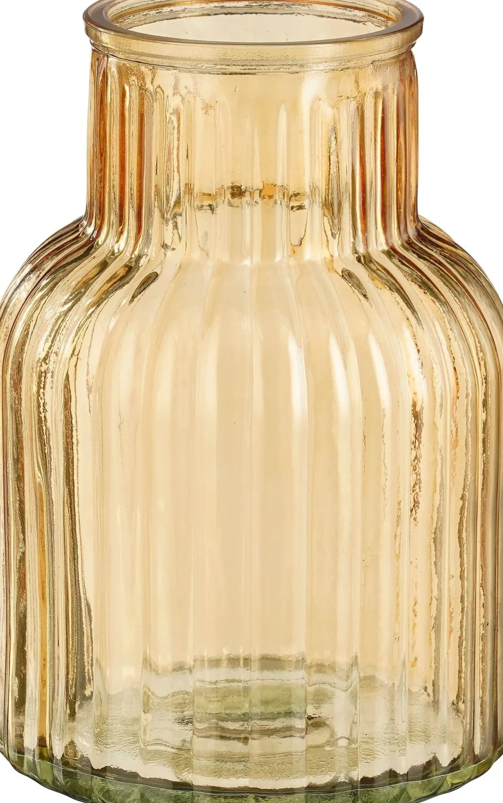 Mica Decorations vaas Ambre bruin D 14 H 20 cm