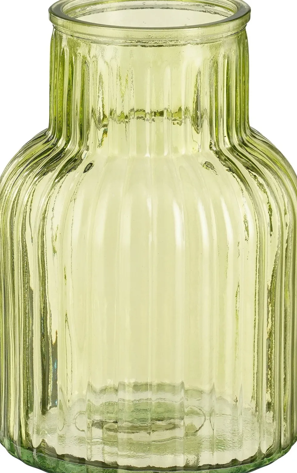 Mica Decorations vaas Ambre groen D 14 H 20 cm