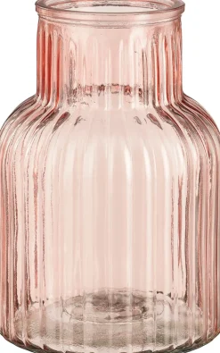 Mica Decorations vaas Ambre lichtroze D 14 H 20 cm