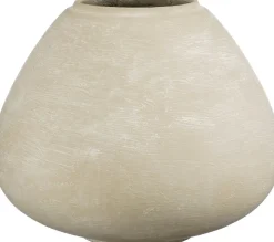 Mica Decorations vaas Ares taupe D 52 H 43 cm