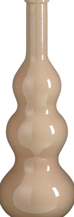 Mica Decorations vaas Benito beige D 26,5 H 75 cm