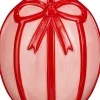 Mica Decorations vaas Bow roze / rood D 17 H 18,5 cm