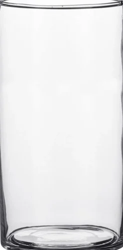 Mica Decorations vaas Carly transparant D 9 H 15 cm