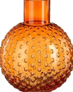 Mica Decorations vaas Dionne oranje D 22 H 28 cm