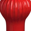 Mica Decorations vaas Felipe rood D 16 H 30 cm