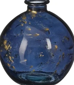 Mica Decorations vaas Ferro zwart D 16 H 18 cm