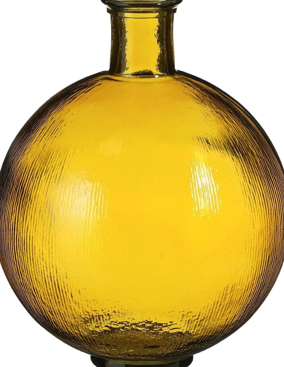 Mica Decorations vaas Firenza geel D 34 H 42 cm