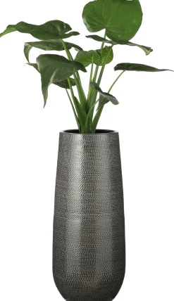 Mica Decorations vaas Gabriel grijs D 24 H 60 cm