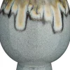 Mica Decorations vaas Helma grijs D 21,5 H 38 cm