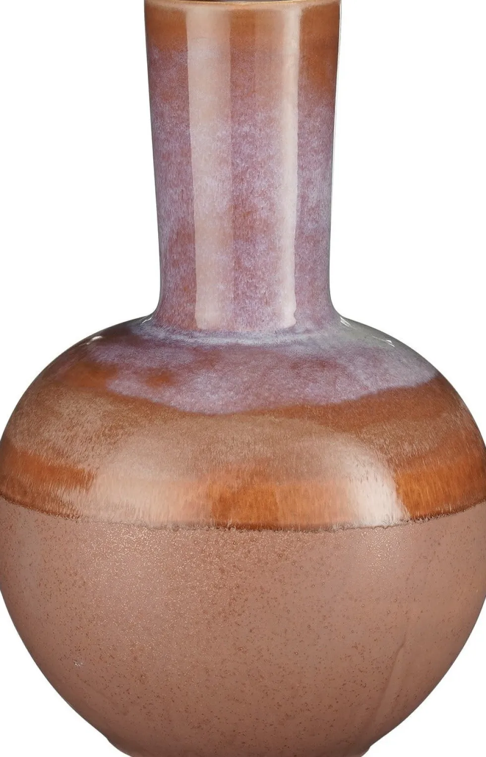 Mica Decorations vaas Holm bruin D 34 H 52 cm