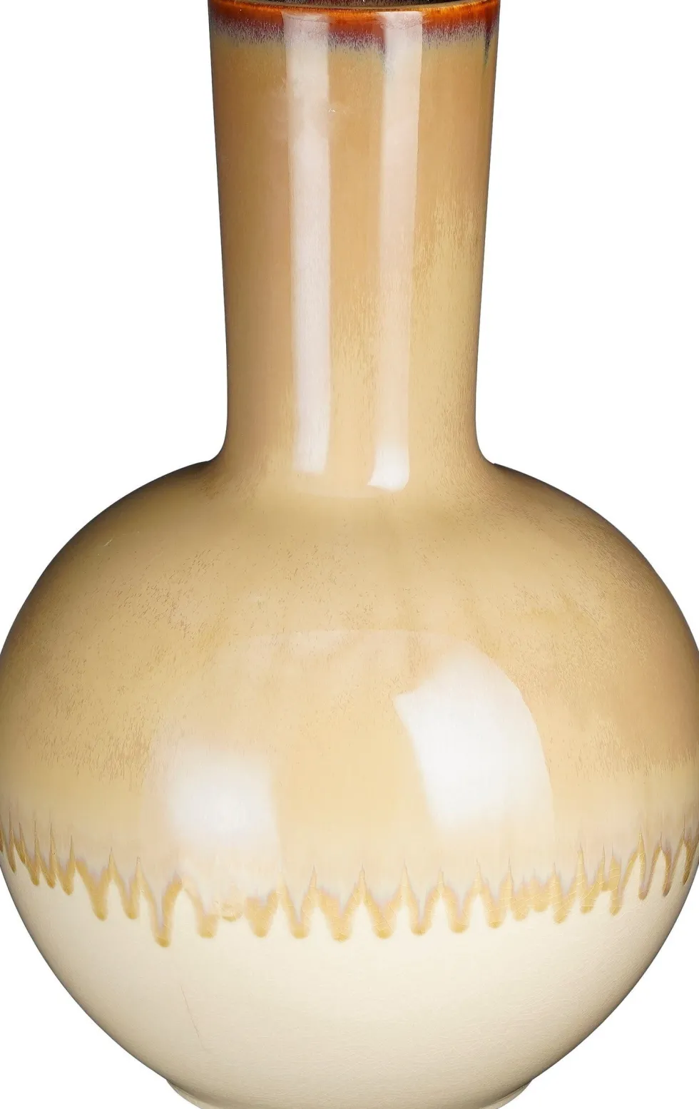Mica Decorations vaas Holm wit D 34 H 52 cm