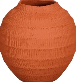 Mica Decorations vaas Kato rood D 27 H 26 cm