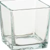 Mica Decorations vaas Lotty transparant 12 x 12 x 12 cm