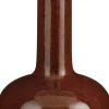 Mica Decorations vaas Milly donkerbruin D 29 H 44 cm