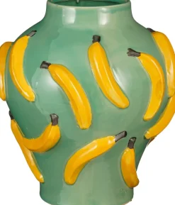 Mica Decorations vaas Moza groen D 34 H 37,5 cm
