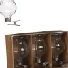 Mica Decorations vaas op clip klassiek transparant D 4 H 6 cm