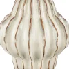 Mica Decorations vaas op voet Altea wit D 24,5 H 28 cm