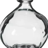 Mica Decorations vaas Organic transparant D 16 H 18 cm