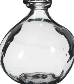 Mica Decorations vaas Organic transparant D 16 H 18 cm