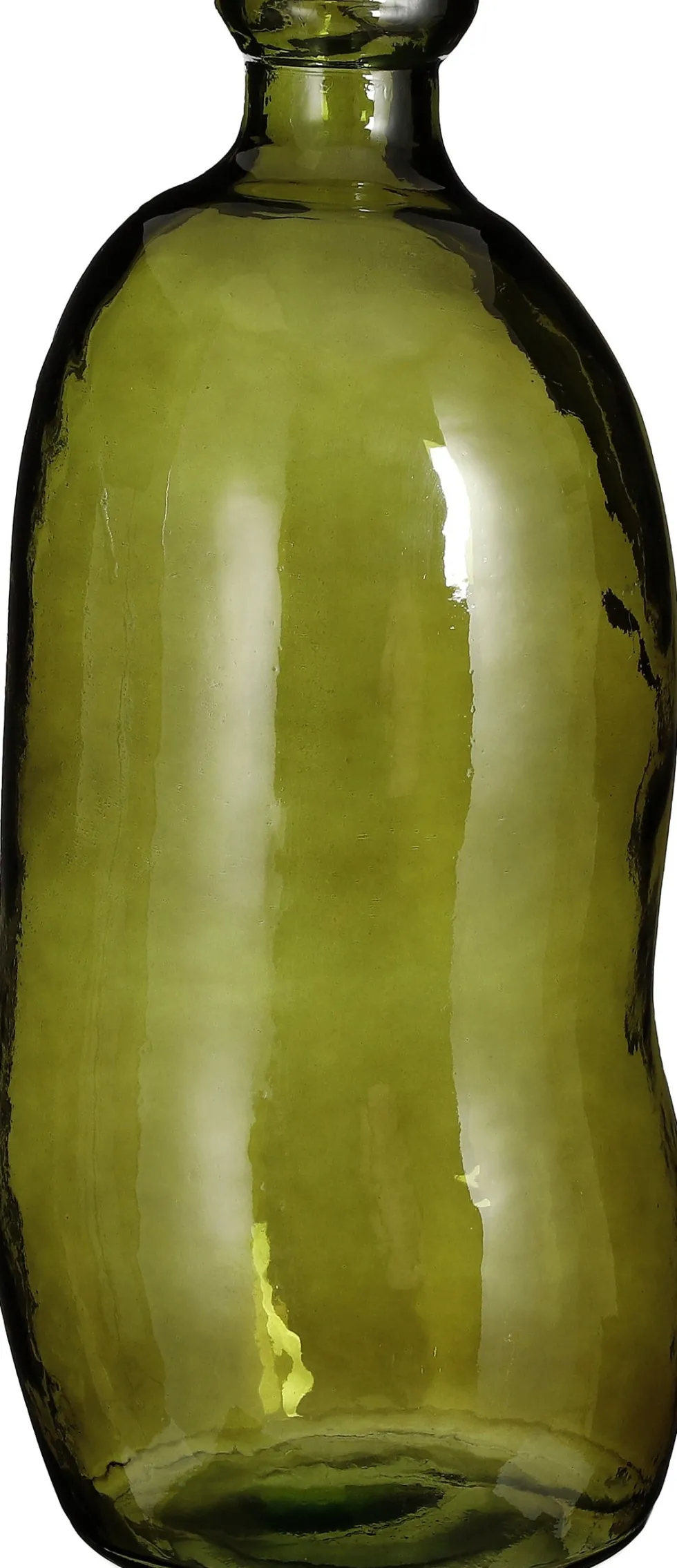 Mica Decorations vaas Organic groen D 34 H 73 cm