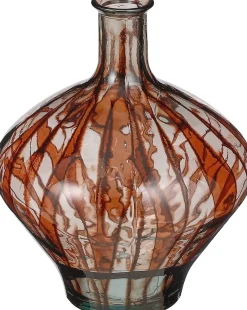 Mica Decorations vaas Palermo bruin D 37 H 46 cm