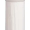 Mica Decorations vaas Pino wit D 13,5 H 25,5 cm