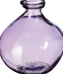 Mica Decorations vaas Pinto paars D 16 H 18 cm