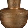 Mica Decorations vaas Porto bruin D 25 H 29 cm