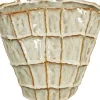 Mica Decorations vaas Salva crème 28 x 16 x 25 cm
