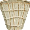 Mica Decorations vaas Salva crème 22 x 14,5 x 21 cm