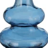 Mica Decorations vaas Sira blauw D 14 H 16 cm