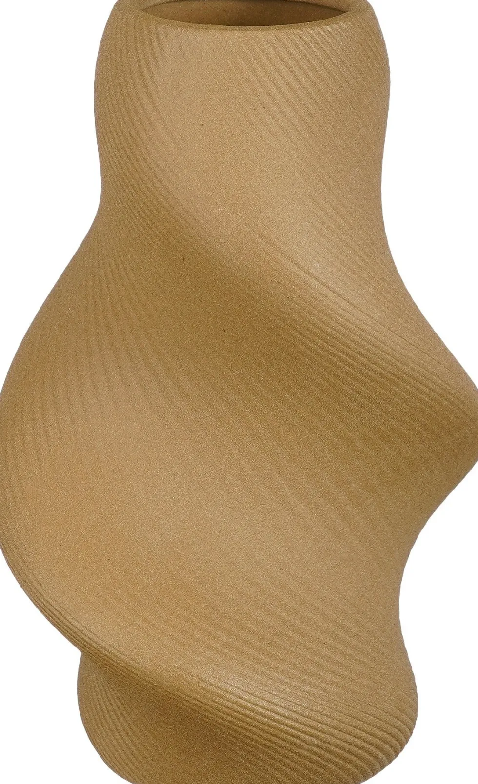Mica Decorations vaas Toby bruin 13,5 x 12 x 22 cm