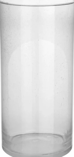Mica Decorations vaas transparant D 19 H 40 cm