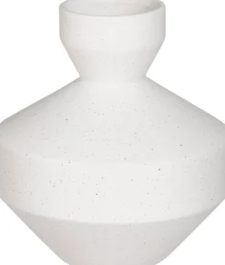 Mica Decorations vaas wit D 18 H 19 cm