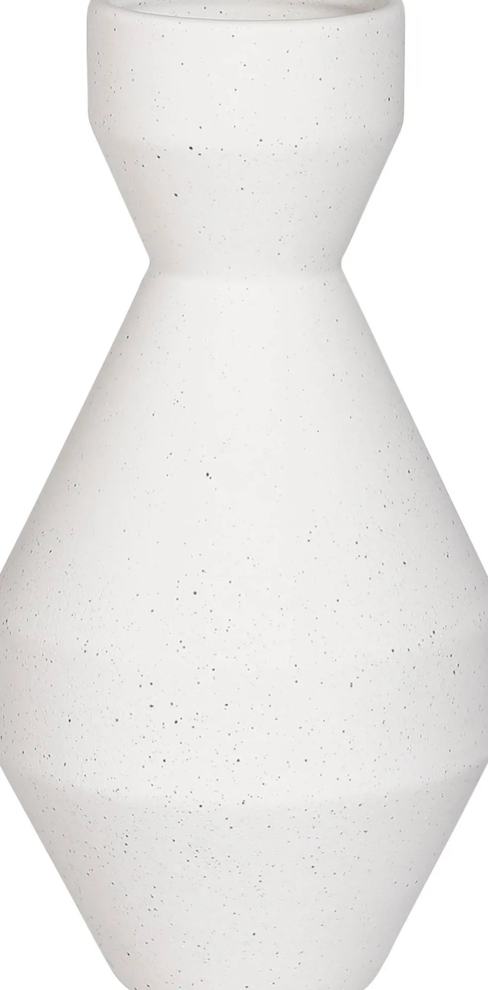 Mica Decorations vaas wit D 14 H 26,5 cm