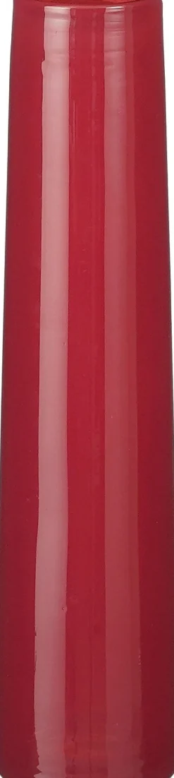 Mica Decorations vaas Xandra rood D 7 H 30,5 cm