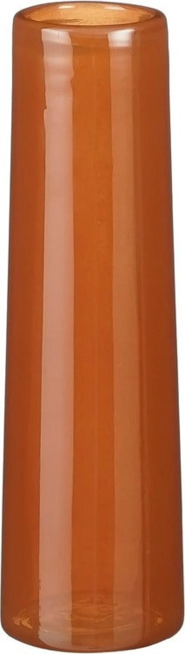 Mica Decorations vaas Xandra bruin / oranje D 7 H 23,5 cm