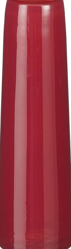 Mica Decorations vaas Xandra rood D 7 H 23,5 cm
