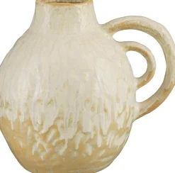Mica Decorations vaas Yiva beige 30,5 x 23 x 28 cm