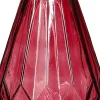 Mica Decorations vaas Zena rood D 9,5 H 15 cm