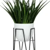 Mica Outdoor plantenkruk Blom Ø17.5x25cm zwart