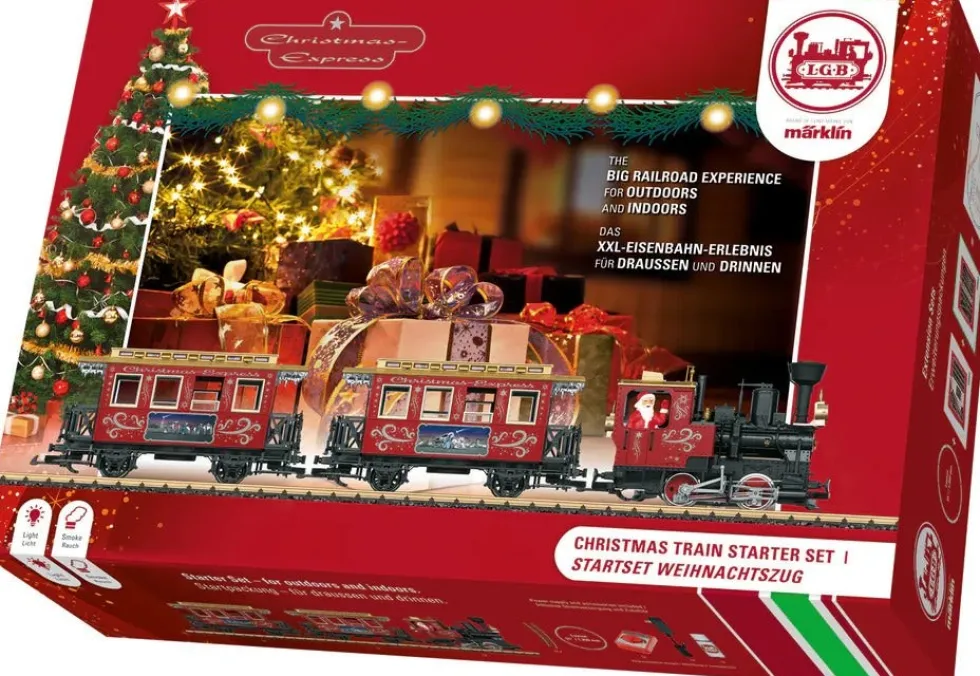 Märklin LGB kerstdorp set kersttrein 54 x 15,5 x 75 cm 16-delig