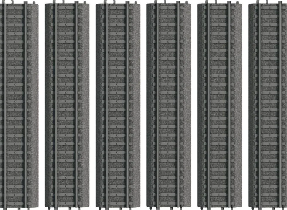 Märklin My World kerstdorpminiatuur rails rechts 13,5 x 3 x 28 cm 6 stuks