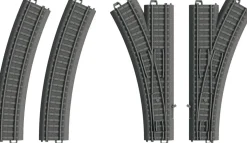 Märklin My World kerstdorpminiatuur wissel set 17 x 2,5 x 27 cm 4-delig