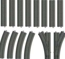 Märklin My World kerstdorpminiatuur rails aanvulling 14,2 x 6,6 x 24 cm 14-delig