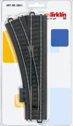 Märklin Start Up kerstdorpminiatuur wissel links 13,7 x 2 x 24 cm