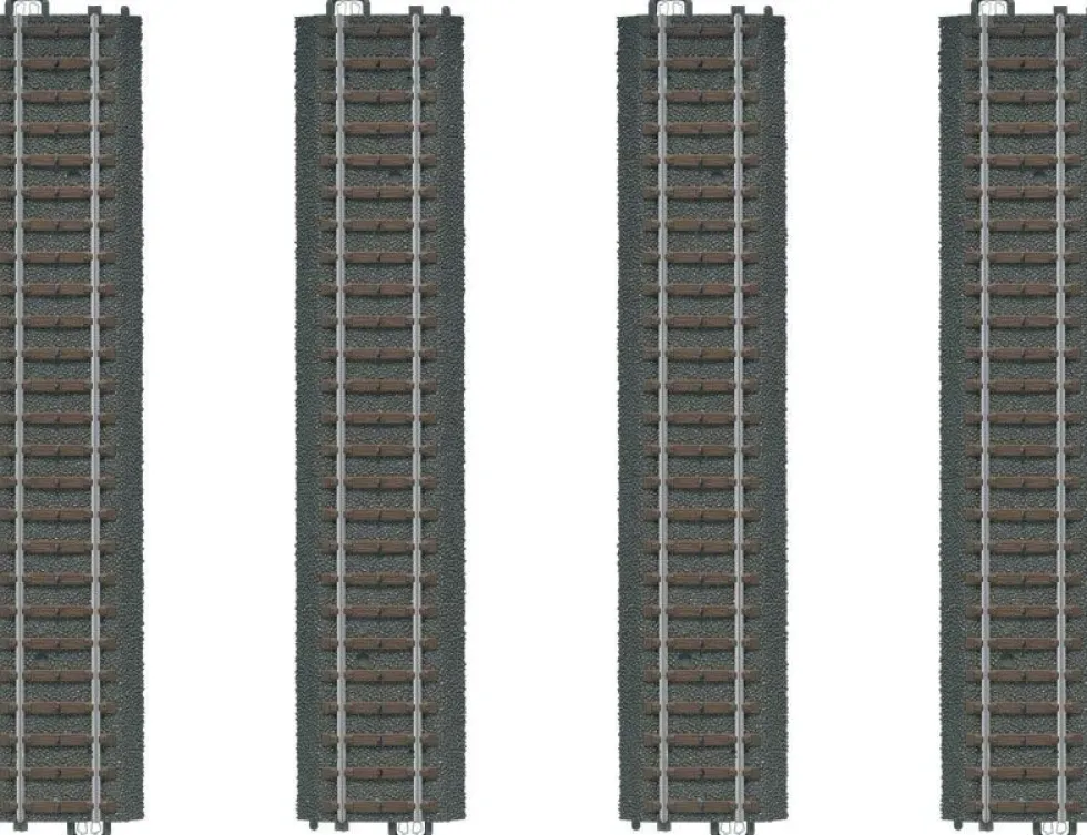 Märklin Start Up kerstdorpminiatuur rails recht lang 11 x 2,5 x 24,6 cm 4 stuks