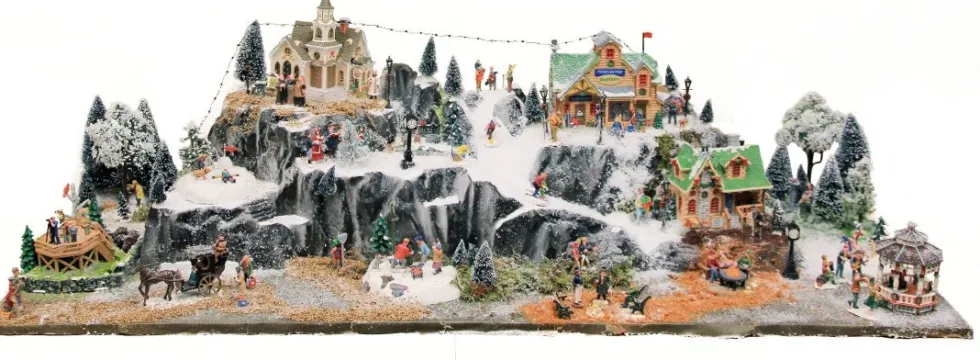 My Village Basis kerstdorp bergdorp 120 x 40 cm