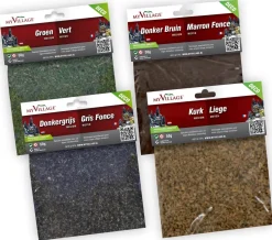 My Village kerstdorp ondergrond strooisel mix 4 x 25 gr
